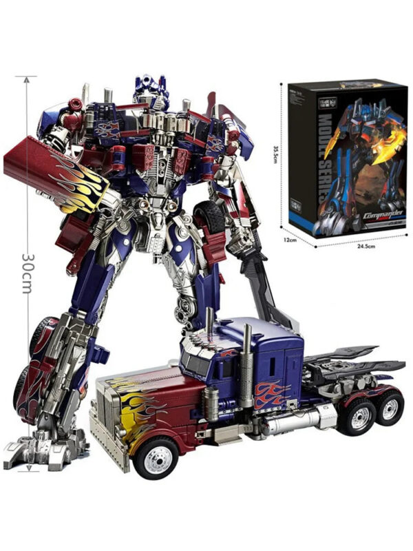 c6a687035d5d4d14 30CM Transformation Robot Toys Commander Optimus Alloy Robot Jetfire Autobots Figuras Model Kids Gift