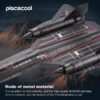 c6c4c17708dd5f8c Piececool 3D Metal Puzzles Blackbird Reconnaissance Aircraft Assembly Model Kits Jigsaw DIY Toys for Adult