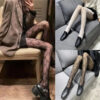 c6c53ce3d4da835e Women Socks Love Flower Mesh Kawaii Japanese Girls Lolita Ins Stockings Cute White Pantyhose Spring Summer Ultra-thin Transparent Hosiery