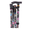 c6c8661be2395e88 Aluminium Alloy Hiking Poles Folding Telescopic Lightweight 4-section Cane T Handle Outdoor Portable Elderly Walking Stick