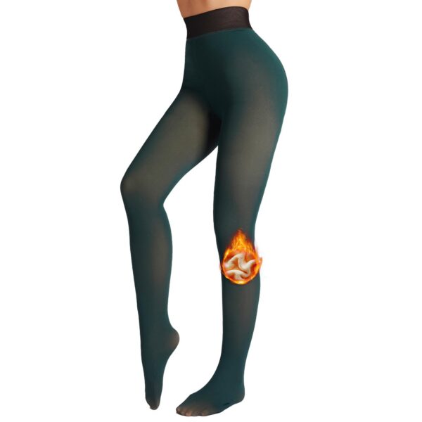 c6e1cac8790edc0c X-CHENG Fleece Lined Women - Fake Translucent Warm Pantyhose Leggings Sheer Thick Tights for Winter