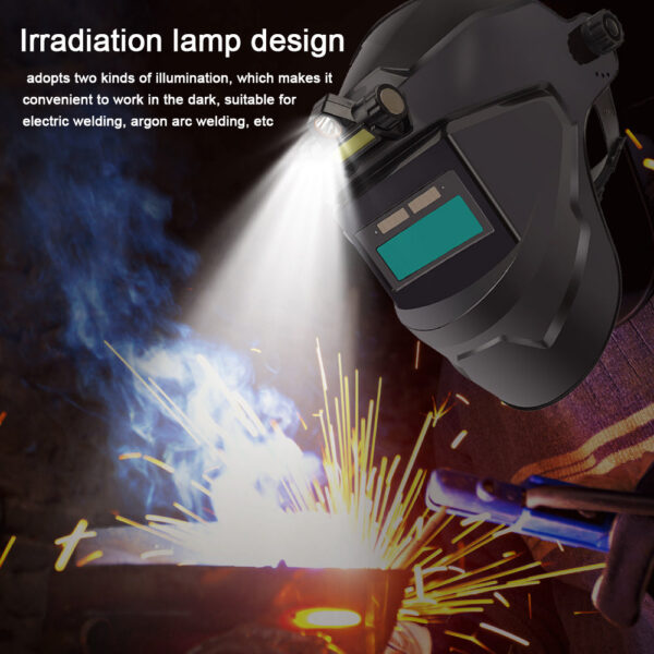 c6e9320ebbe22ac0 Mask Solar Automatic Dimming Large View True Color 130℃ High Temperature Resistant Welder Auto Darkening Welding Helmet
