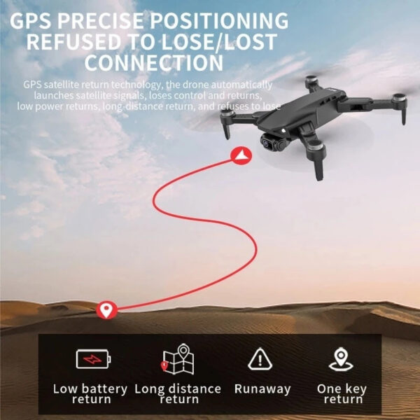 c6f1a492fa0c8bf7 L900 Pro SE GPS Drone Profesional 4K HD 5G WIFI FPV Camera Quadcopter With Brushless Motor RC Mini Dron for Children Toys