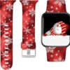 Laffav Compatible with Apple Watch Band 41mm 40mm 38mm iWatch Series 9 & Ultra 2 & SE & Ultra & Series 8/7/6/5/4/3/2/1 for Women Men, Colorful Jellyfish, M/L