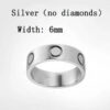 c6fd45c0e4ad6a16 Designer Rings Women Love Gold for Men Diamond Moissanite Sterling Ring Sier Jewelry Screw Couple G34a#