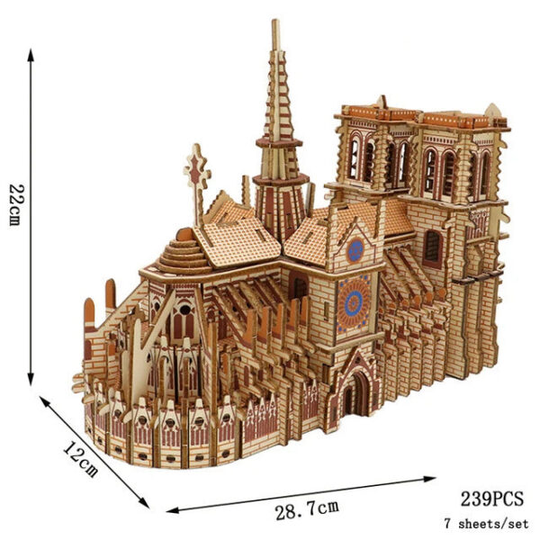 c70ea9e649585791 3D Wooden Puzzle Saint Basil's Cathedral Building House Kits Castle Villa Model Jigsaw Teen DIY Toys For Children Kids Gift