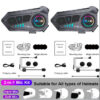 Wireless Bluetooth5.3 Motorcycle Helmet Intercom Headset Waterproof 300 m Intercomunicador Speaker Earphone