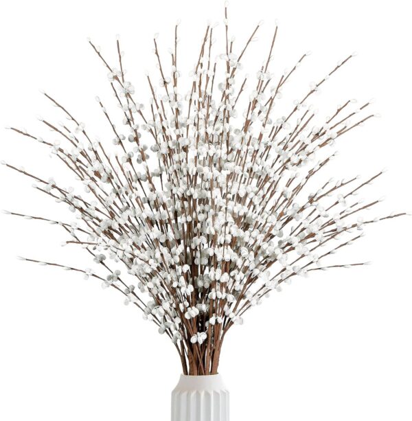 c71d937fa7be3905 Sggvecsy 10 Pcs 29.5’’ Long Artificial Jasmine Flowers Tall Fake Flower Bouquet Faux Jasmine Plants Dry Branches for Wedding Home Party Office Hotel Restaurant Kitchen Decoration(Blue)