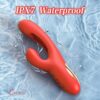 c7295f1c3010f818 Dildo Rabbit Toys-LOVENOTE G Spot Vibrator Massager for Women Clitoral Nipple Stimulation, 3 in 1 with 14 Vibration & 7 Tongue Licking Flapping, Adult Sex Toys (Red)