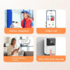 c74806693e286ecb Tuya Wireless Video Doorbell Camera WIFI Night Vision Smart Home Security Outdoor HD Door Bell Two Way Intercom Voice Change
