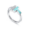 c74cb668b0c82209 Designer Plated Wire for Women Mens Wedding Open with Month-of-pearl Diamond Ring Titanium Sier Rose Gold