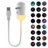 c75aa469e77e5e12 2-in-1 USB Ambient Light For Large Range Projection Atmosphere Multiple Scenes Adjustable Focus Distance Night Lighting Function