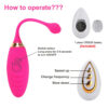c75ca2088ff86c0c 10 Speeds Vibrating Egg Vaginal Ball Wireless Remote Jump Eggs Sex Toys Vibrator For Women Anal G-Spot Clitoris Stimulation