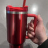 Electric 40oz Tumbler Yellow Orange Green QUENCHER H2.0 Stainless Steel Tumblers Cups with Handle Lid and Straw Winter Neon Pink Car Mugs GG0326