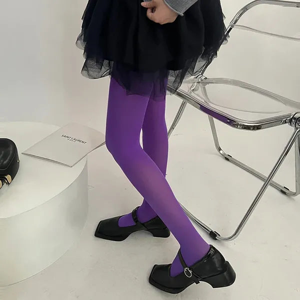 Women Socks Spring Summer Large Elastic Tights Bottom Pantyhose Sexy Long Stockings Candy Color Veet Seamless