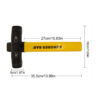 ar Car Anti-Theft – Strong Durable Heavy Duty Anti- Theft Steering Wheel Lock - Auto Security T