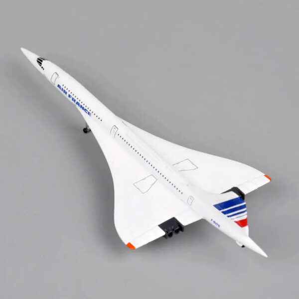 1:400 Scale Airplanes France 1976-2003 White Mini Diecast Metal Aircraft Model Gift Air plane Toys