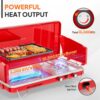 c77ea158fc744f0e ROVSUN 2-in-1 Portable Camping Stove with Grill