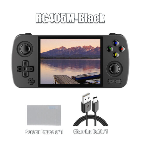 c7863b870f198eb9 ANBERNIC RG405M Metal Handheld Console Android 12 System Unisoc Tiger T618 4 Inch IPS Screen Game Player Support OTA Update