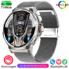 New 1.85-inch ultra smartwatch, GPS track, HD Bluetooth call; 710 mah large battery 400+ dial, suitable for Huawei Xiaomi