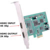 c7a79ee61dcb569e EzCAP294 4K PCI-E Video Capture Card 1080P60P HDMI Output ,Full HD Recorded UVC Plug and Play Support OBS Studio Live Streaming