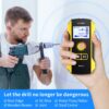 c7bb2dceee3d389b FNIRSI WD-01 WD-02 Metal Detector Wall Scanner with Newly Designed Positioning Hole for AC Live Cable Wires Metal Wood Stud Find