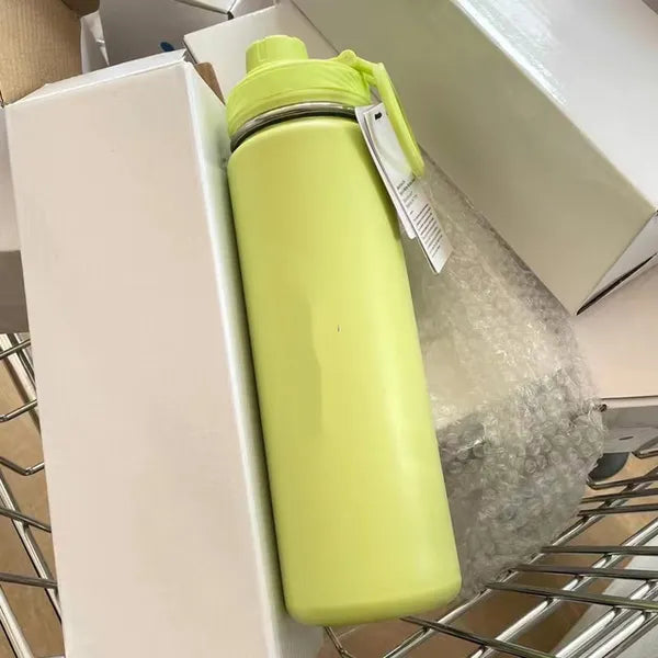 c7c9f34d420f89ac 710ml Lu Insulated Sports Bottle Water Bottles Stainless Steel Pure Titanium Vacuum Portable Leakproof Outdoor Cup