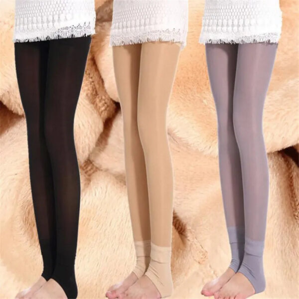 Fashion Women Elastic Thick Stockings Winter Keep Warm Socks Skinny Sexy Veet Female Pantyhose Girl Double Layer Tights