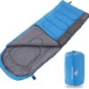 Sleeping Bag for Adults & Kids,Waterproof Lightweight Backpacking Sleeping Bags, Envelope Hooded 3 Season for Camping Hiking Outdoor Travel