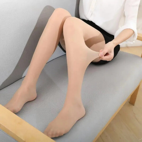 c7ef67a4e473641c Women Socks Spring Thin Silk Stockings Soft Rubber Sole For JK Antislip Tear-resistant Unbreakable Tights Plus Size Pantyhose