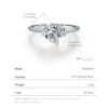 MODIAN Real 925 Sterling Silver Sparkling Water Drop Interweaving Dazzling Clear Pear CZ Finger Rings For Women Fine Jewelry