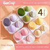 c80aa9ec2f47d8a1 4PCS Eggs Set Seamless Smudging More Hygienic Prevents Bacteria Buildup Create A Flawless Makeup Look Beauty Egg Case