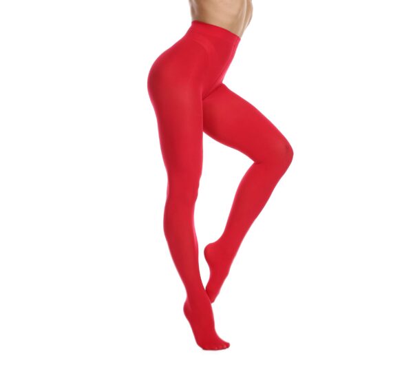 c8109297cddcb406 Frola Women's 80 Denier Soft Semi Opaque Solid Color Footed Pantyhose Tights