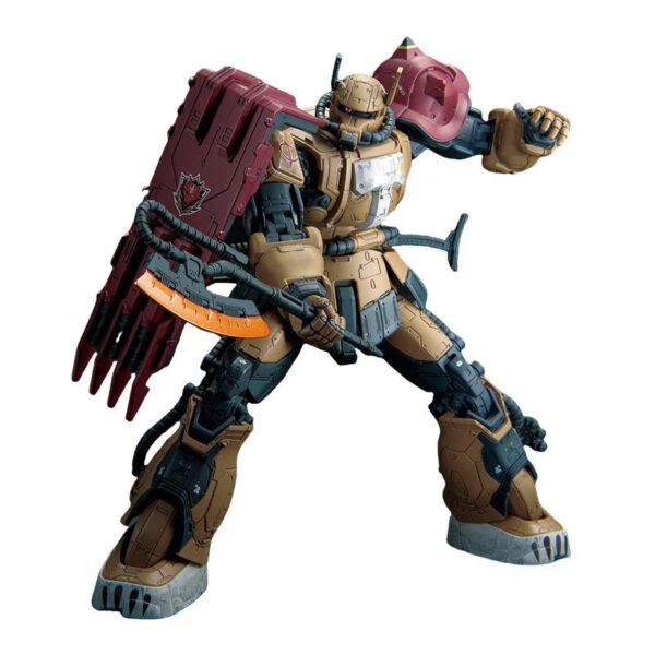 Bandai Genuine HG MS-06F ZAKU Ⅱ F TYPE SOLARI [RFV] 1/144 Gundam Anime Action Figure Assembly Model Toys Ornaments Gift Children