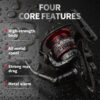 c82fd38f63ec625a New Max Drag 30KG Right/left Inter-Changeable Handle Spool Fishing Gear 5.2:1 Ratio High Speed Spinning Casting Reel