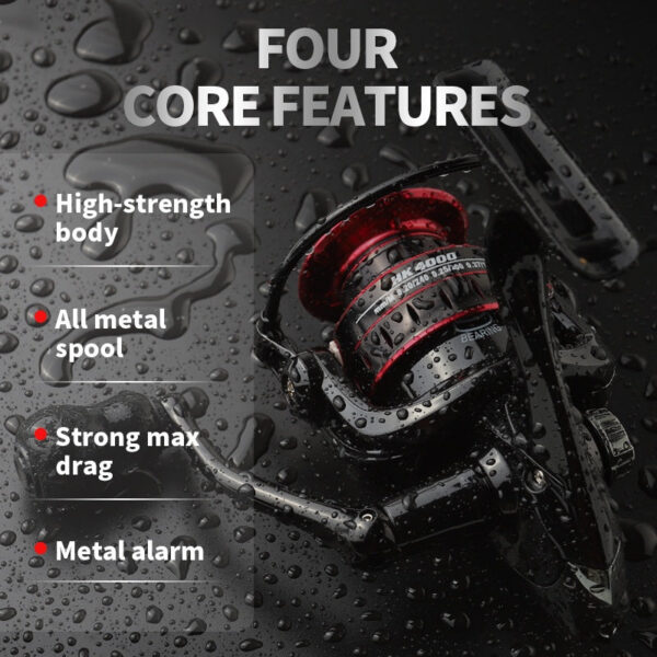 c82fd38f63ec625a New Max Drag 30KG Right/left Inter-Changeable Handle Spool Fishing Gear 5.2:1 Ratio High Speed Spinning Casting Reel