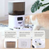 c8368574ebb69008 5L Double Bowls Automatic With Camera Cat Dry Food Video Dispenser Pet Smart Voice Recorder Auto Feeder For Dog