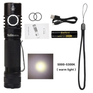 Sofirn SC31 Pro LED Powerful Rechargeable 18650 Torch USB C SST40 2000LM Anduril Outdoor Tactical Flashlight