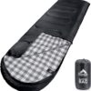 c8894bde47f43965 MEREZA Flannel Sleeping Bag for Adults XL, Large Wide Sleeping Bags for Camping Mens Warm Cotton Sleeping Bag 4 Season Warm & Cool Weather