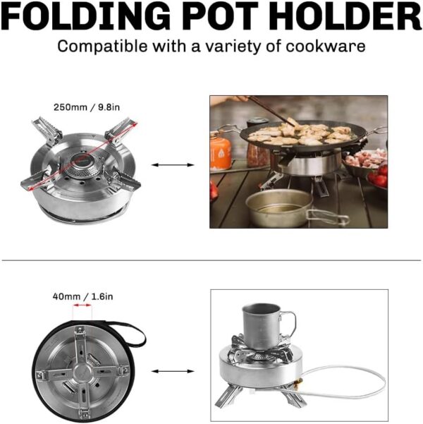 c8a86feac3e1fb82 Fire Maple Saturn X 4400W-11000W High-Power Camping Gas Stove Double-preheater Foldable Split Gas Burner with Adjustable Legs Portable Cooking Gas Stove with Carry Case