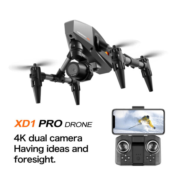 c8b0dcfc4b983bb1 2024 New XD1 Mini Drone 8K Professional HD Camera 5G GPS WIFI Height Maintaining Four Sides Obstacle Avoidance RC Quadcopter Toy