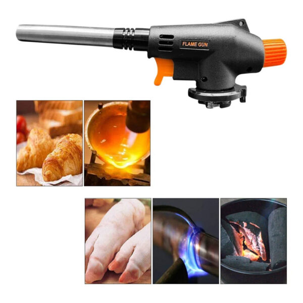 c8b4d7b897bf6fe2 Welding Torch Portable Gas Torch Flame Gas Burner Ignition BBQ Cooking Camping Ignition Flamethrower Outdoor Camping Tool