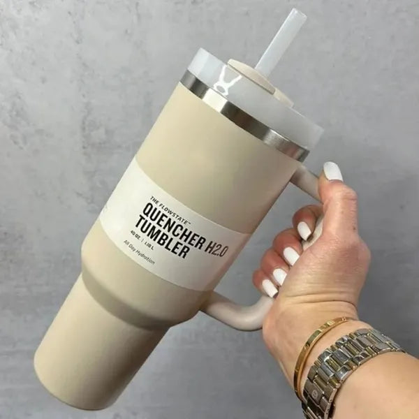 c8bc825caf2cc267 US STOCK 40oz Quencher Tumblers Black Chroma Parada Co-Branded Flamingo Chocolate Gold Valentines Day Gift Cups with Silicone handle Lid And Straw Car mugs 0221