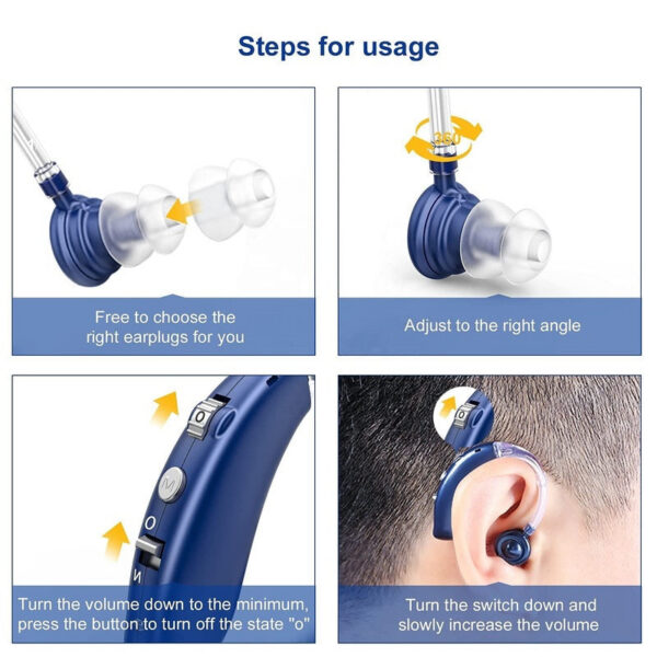 c8cf4cbc3043c5be 2024 Newest Cheap Rechargeable Aid Mini Device Digital Aids BTE Elderly Ear Care Hearing Amplifier