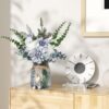 Faux Flowers in Vase,Artificial Flowers in Vase,Table Centerpieces for Dining Room,Flower Centerpieces for Tables,Fake Flowers with Vase,Kitchen Table Decor,Coffee Table Decor