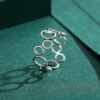 c8d466e95772144c Modian 2021 Real 925 Sterling Silver Irregular Round Finger Ring Fashion Party Accessories For Women Fine Statement Jewelry Gift