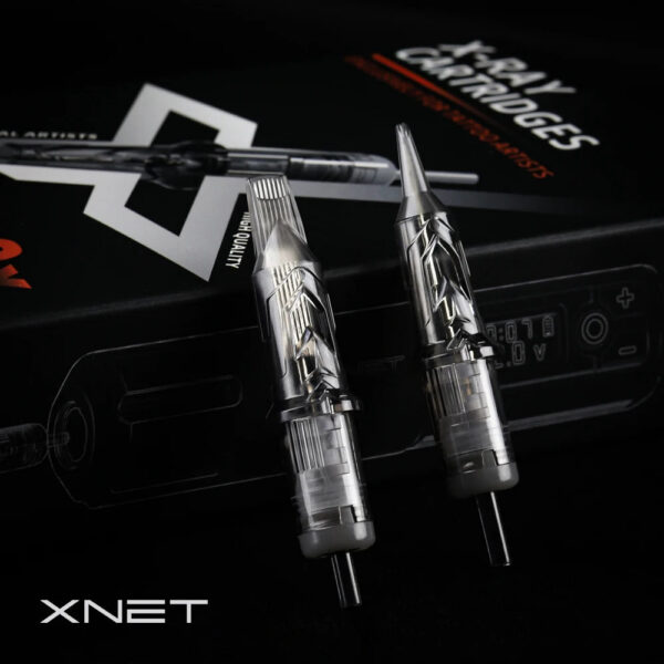 XNET Titan Wireless Tattoo Machine Kit with Extra 38mm Grip 2400mAh Battery 40pcs Mixed Tattoo Cartridge for Tattoo Artists