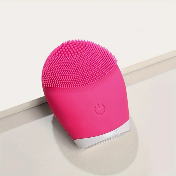 Electric Silicone Facial Cleanser Massager Ultrasonic Vibrator Skincare Massage Tool Beauty hine Vibration Cleaning Of Pores