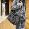 c92382de61ef177a Kpop Nylon Crossbody Bag, Multi Pockets Shoulder Bag, Casual Messenger Bag For School Travel