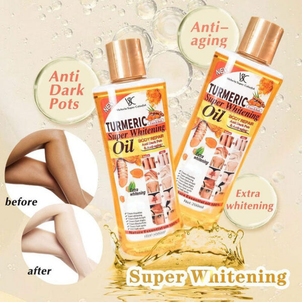 c92424d4fb503994 Turmeric Essential Oil Facial Massage oil Moisturizing Diffuser Aromatherapy Brightening Smoothing Body Face Skin Care 200m